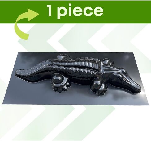 التمساح قالب صب قالب ديكور خرساني كبير من البلاستيك الأسمنتي - حديقة التمساح شكل خرساني كبير - قوالب خرسانة وأشكال حيوانات قابلة لإعادة الاستخدام - تمثال تمساح للحديقة in Kuwait