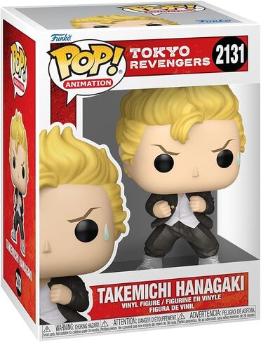 Funko Pop! Animation: Tokyo Revengers - Takemichi Hanagaki - 1/6 Odds for Rare Chase Variant - Collectable Vinyl Figure - Gift Idea - Official Merchandise - Toys for Kids & Adults in Saudi Arabia
