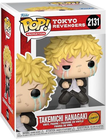 Funko Pop! Animation: Tokyo Revengers - Takemichi Hanagaki - 1/6 Odds for Rare Chase Variant - Collectable Vinyl Figure - Gift Idea - Official Merchandise - Toys for Kids & Adults in Saudi Arabia