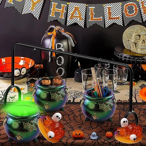 Witch Cauldron Resin Molds, Halloween Jar Silicone Molds with Pumpkin Lid, Cute Storage Box Epoxy Molds for DIY Trinket Box, Candy Container, Candle Holder, Home Decor in Saudi Arabia