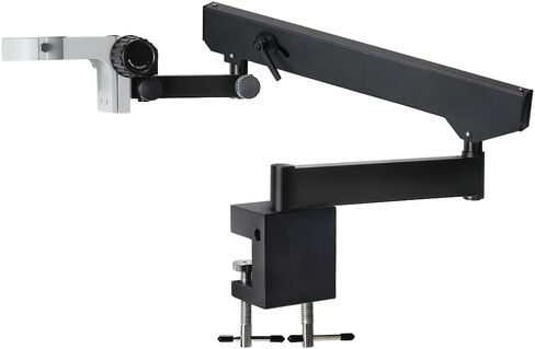 Articulating Stand for Stereo Microscopes with Table Clip Foldable Microscope Bracket Adjusted Up and Down Aluminum Alloy Microscope Stand Holder for Digital Microscopes in Kuwait
