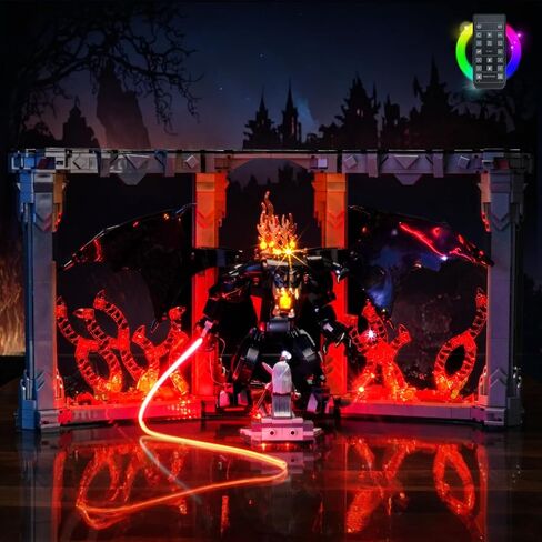 طقم إضاءة متوافق مع Lego 10367 Balrog Book Nook - لا يوجد نموذج فقط، ملحقات إضاءة LED متوافقة مع ديكور رف كتب Lego Inferno (إصدار RC) in Saudi Arabia