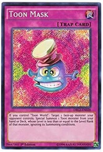 yugioh - Toon Mask DRL2-EN028 1st Edition Secret Rare - Dragons of Legend 2 in Saudi Arabia