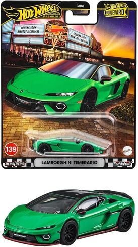 Hot Wheels JBL09 Boulevard Lamborghini Temerario Ride On Toy Mini Car Ages 3+ Green in Saudi Arabia