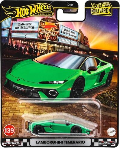 Hot Wheels JBL09 Boulevard Lamborghini Temerario Ride On Toy Mini Car Ages 3+ Green in Saudi Arabia