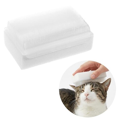 Soft Fur Cat Brush 1000+ Barbed Serrations Gentle Cat Tongue Brush Perfect for Sensitive Cats for Daily Grooming and Enhancing Intimacy 2 Pcs in Saudi Arabia