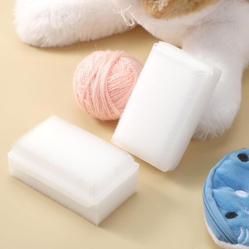 Soft Fur Cat Brush 1000+ Barbed Serrations Gentle Cat Tongue Brush Perfect for Sensitive Cats for Daily Grooming and Enhancing Intimacy 2 Pcs in Saudi Arabia