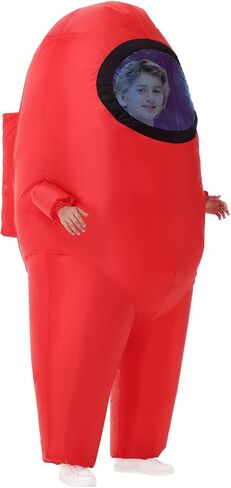 زي قابل للنفخ للأطفال، أزياء الهالوين المضحكة، أزياء بدلة الفضاء المنفوخة، لمحبي الألعاب التنكرية in Kuwait