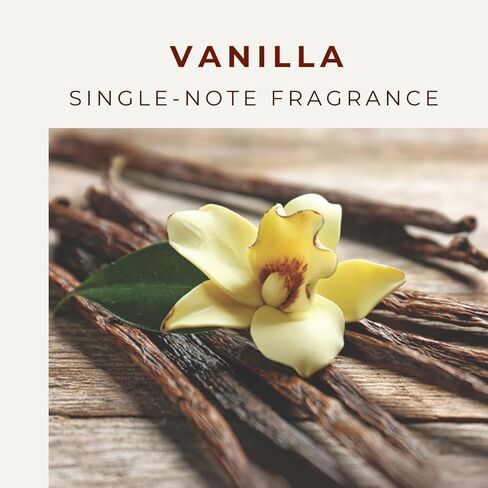 4oz Vanilla Fragrance Oils, Premium Grade Fragrance Oils for Diffusers with vase, Made with Pure and Natural Vanilla Oil in Saudi Arabia