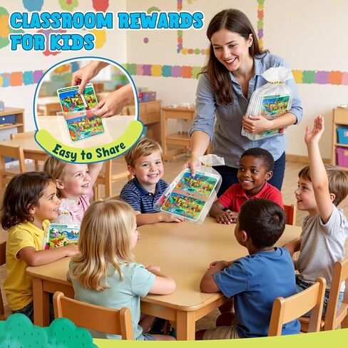JoyCat 24 Pack Spot the Difference Game Cards Party Favors for Kids, Goodie Bags Stuffers, Classroom Prizes Rewards for Students, Birthday Gift Bulk, Boys Girls in Saudi Arabia