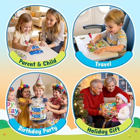 JoyCat 24 Pack Spot the Difference Game Cards Party Favors for Kids, Goodie Bags Stuffers, Classroom Prizes Rewards for Students, Birthday Gift Bulk, Boys Girls in Saudi Arabia