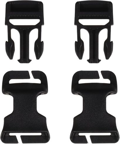 Lurrose 2pcs Side Release Buckles: Quick Release Buckle - Backpack Strap Clip for Nylon Webbing Straps Backpack Belt Dog Collars for Outdoor Gear in Saudi Arabia
