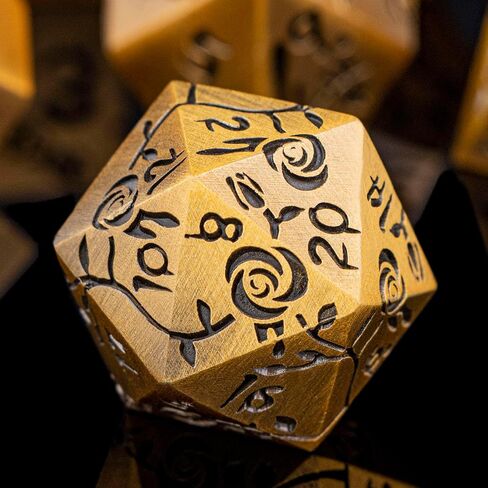 مجموعة النرد القوطية DND النرد الوردي المعدني D وD للاستخدام مع لعبة لعب الأدوار Dungeons Dragons D&D، مجموعة نرد متعددة السطوح حمراء RPG D20 D12 D10 D8 D6 D4 in Kuwait
