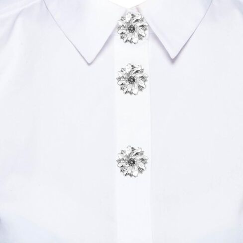 26 Pcs Rhinestone Button Covers Set with Sewing Buttons Formal Attire Detachable Sewing Kit Replacement for Women Shirt Tuxedo Dresses Men Women DIY Craft Decor Embellishment in Saudi Arabia