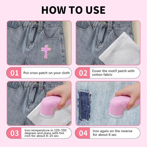 45 قطعة من الرقع المتقاطعة بالكي، رقعات متقاطعة على الحدود الذهبية in Kuwait