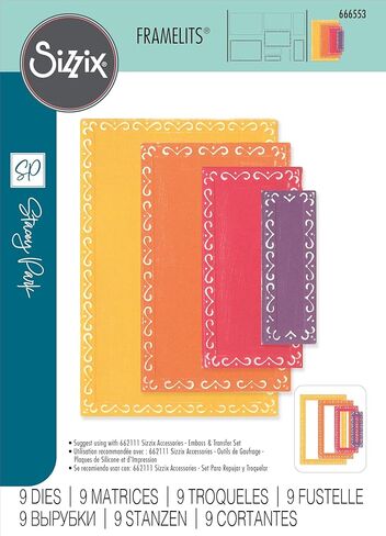 Sizzix Framelits Die Set - Deco Rectangles by Stacey Park in Saudi Arabia
