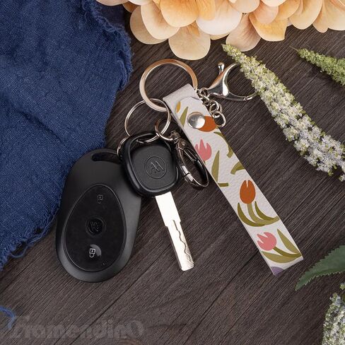 Framendino, 30 Pack 6 Colors Laser Blanks Keychain Leather Bulk with Silver Lobster Claw Clasps for DIY Making in Saudi Arabia