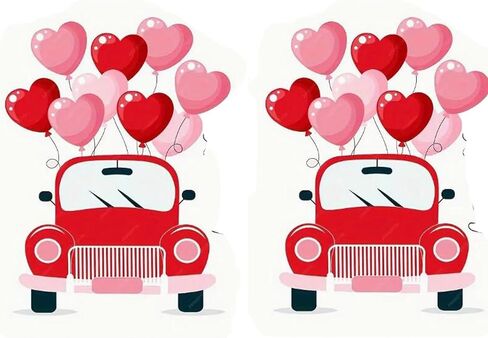 Valentine's Day Love Car Balloon Metal Die Cuts for Card Making,Heart Balloon Card Cutting Dies Cut Stencils DIY Scrapbooking Album Embossing Paper Card Embossing Craft in Saudi Arabia