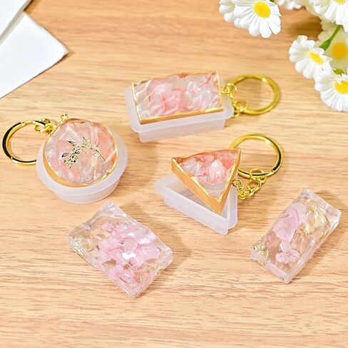 FineInno 6pcs Water Ripple Resin Molds Silicone Waves Shapes Pendant Keychain Silicone Molds for Epoxy Resin Sea Wave Shape Epoxy Resin Molds for Necklace Jewelry Making in Saudi Arabia