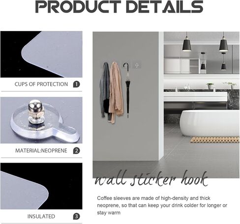 12pcs Self Adhesive Wall Hooks No Drill Hooks Picture Hanging Kit Traceless for Drywall Non-Drill Wall Hangers for Frames Bathroom Kitchen in Kuwait