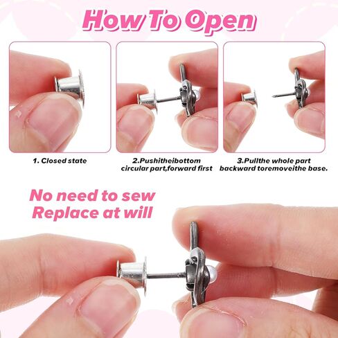6Pcs Pants Waist Tightener, Adjustable Jeans Waist Tightener Clip, Detachable Pants Clips to Tighten Waists, Heart Button Pins for Loose Jeans Skirts Dresses,Women & Girls Cloths Decor Accessories in Saudi Arabia