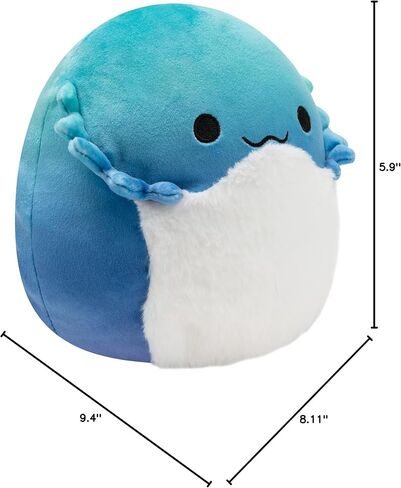 Squishmallows Original 8-Inch Cella The Blue Bearded Dragon - Official Jazwares Plush - Collectible Soft & Squishy Stuffed Animal Toy - Add to Your Squad - Gift for Kids, Girls & Boys in Saudi Arabia