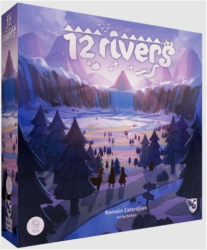 12 نهرًا بواسطة Good Games Publishin | إدارة الموارد التكتيكية، لعبة تعيين العمال والتحكم في المنطقة للعائلات واللاعبين | 1-4 لاعبين | الأعمار 10+ | 2 إلى 4 لاعبين in Saudi Arabia