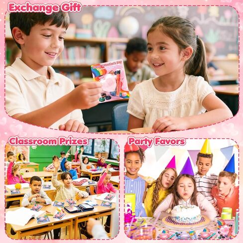 Valentines Day Cards for Kids School Classroom - 24 Pack Gemstone Dig Kits with Cards, Class Exchange Gifts for Girls and Boys, Valentines Party Favors, Goodie Bag Stuffers in Saudi Arabia