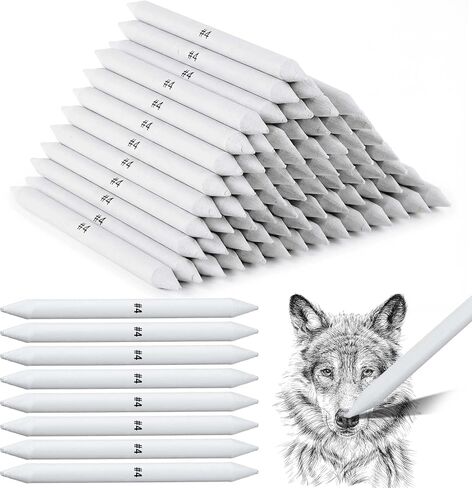 Fulmoon 84 Pcs Blending Stump and Tortillion Set Art Blenders Paper Blend Stumps for Drawing Shading Drawing Supplies Pencil Sketch Paint Tools for Student (Blending Stump) in Saudi Arabia
