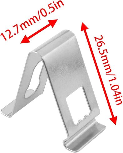 60PCS Photo Frame Back Plate Shrapnel V - Shaped Snap Stainless Steel Photo Frame Spring Clip Metal Spring for Photo Frame for Photo Frames and Picture Frames in Kuwait