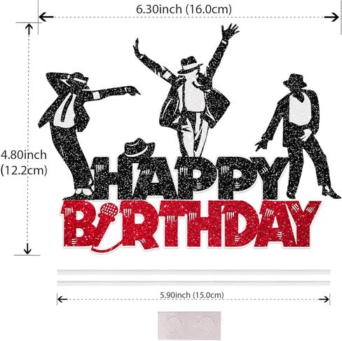 مغني الموسيقى عيد ميلاد سعيد كعكة توبر، موضوع الرقص كعكة عيد ميلاد توبر فن الرقص موضوع كعكة يختار موسيقى الروك موضوع رجل صبي فتاة عيد ميلاد لوازم الديكور in Saudi Arabia