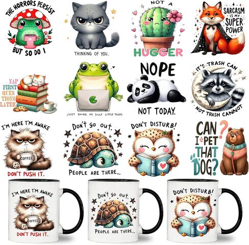 UV DTF Stickers - 12 Sheets Best Friends UV DTF Cup Wrap for Coffee Mugs Glass, DIY Decals for Tumblers, Waterproof Rub on Transfers for Crafts in Saudi Arabia