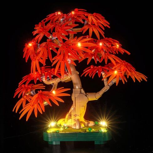 Light Control Lighting Compatible with Lego 10348 Japanese Red Maple Bonsai Tree - No Model Only Lights, LED Lighting Accessories Compatible with Lego 10348 (Customized Version) in Saudi Arabia
