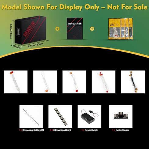 Light Control Lighting Compatible with Lego 10348 Japanese Red Maple Bonsai Tree - No Model Only Lights, LED Lighting Accessories Compatible with Lego 10348 (Customized Version) in Saudi Arabia