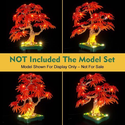 Light Control Lighting Compatible with Lego 10348 Japanese Red Maple Bonsai Tree - No Model Only Lights, LED Lighting Accessories Compatible with Lego 10348 (Customized Version) in Saudi Arabia