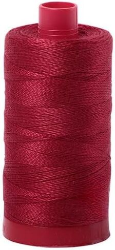 1103 Burgundy Aurifil Cotton 12 WT Large Spool in Saudi Arabia