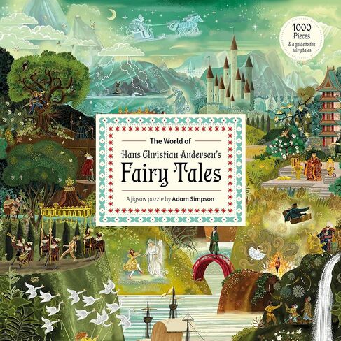 The World of Hans Christian Andersen's Fairy Tales: A 1000-piece Jigsaw Puzzle by Adam Simpson in Saudi Arabia