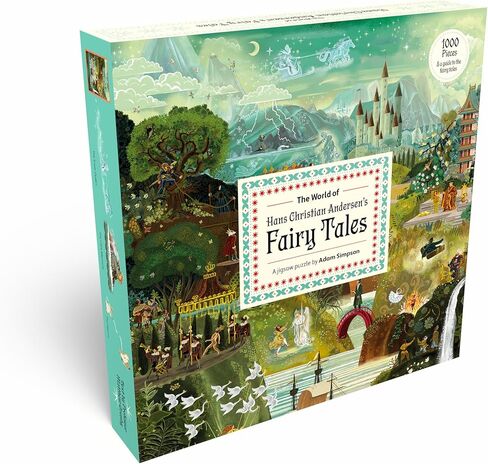 The World of Hans Christian Andersen's Fairy Tales: A 1000-piece Jigsaw Puzzle by Adam Simpson in Saudi Arabia