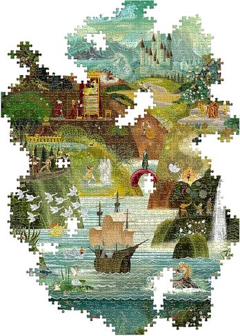 The World of Hans Christian Andersen's Fairy Tales: A 1000-piece Jigsaw Puzzle by Adam Simpson in Saudi Arabia