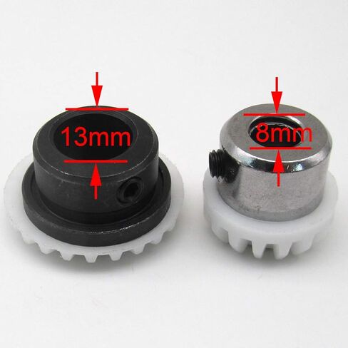 CKPSMS Brand - 1 Set #446021+319695 Belt Shaft+ARM Shaft Bevel Gear Compatible with/Replacement for Singer Brand 964,966,968,972,974 in Saudi Arabia
