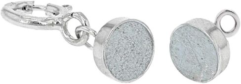 4 - New Solid 14K White Gold Round Magnetic Clasps w/ 14K White Gold 5mm Spring Ring Clasp for Necklaces, Bracelets, and Anklets. - Jewelry By Sweet Pea in Saudi Arabia