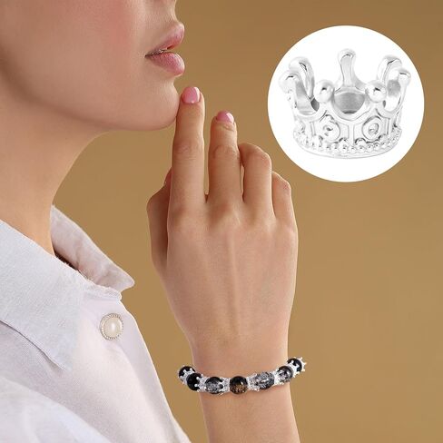 Crown Charms, 3D Alloy Mini Crowns for Crafts, Vintage Crown Beads, DIY Crowns Charm Supplies in Saudi Arabia