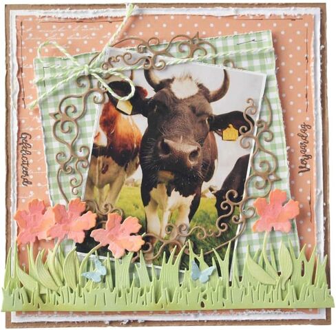 6 مجموعة حافة العشب قطع معدنية يموت لسكرابوكينغ زهرة صناعية النقش قالب الإستنسل DIY بها بنفسك ألبوم بطاقة صنع ديكور كرافت ألبوم الصور in Kuwait