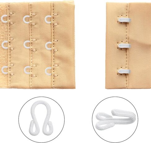 36 Pairs Hook and Eye Sewing Closure Fur Hooks and Eyes Fabric Fur Hooks Fasteners Press Closures Covered for Crafts Clothing Locks Bras Coats DIY Craft Projects Pet Clothing Wraps and Jackets in Saudi Arabia