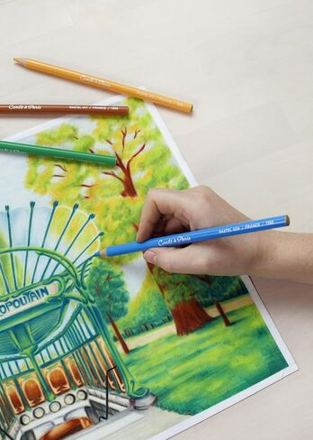 Conté à Paris Pastel Pencils, Set of 6, Landscape in Saudi Arabia