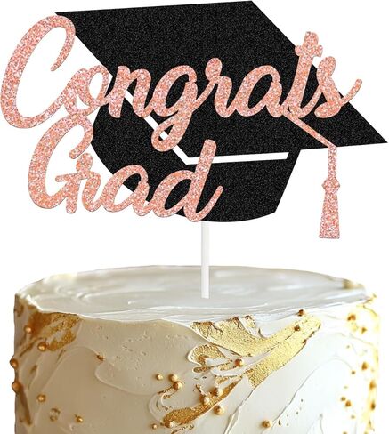 Graduation Congrats Grad Cake Topper for Graduations Cake decorations in Saudi Arabia