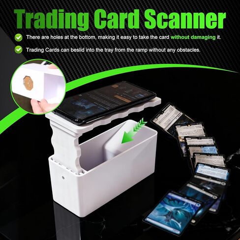 TCG Scanner Mount, Auto-Focus Phone Holder for Game Card Scanning, Foldable Card Cataloging Tool for TCG Players and Collectors in Saudi Arabia