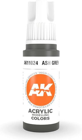 AK Interactive 3rd Gen Acrylic Ash Grey 17ml in Saudi Arabia