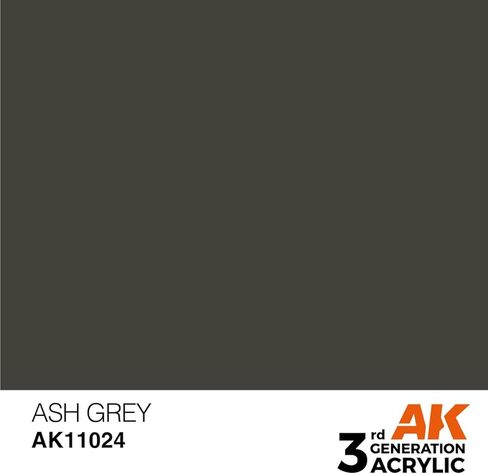 AK Interactive 3rd Gen Acrylic Ash Grey 17ml in Saudi Arabia