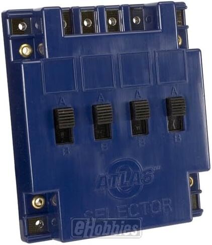 Atlas O Scale Heavy Duty Selector - Push Button Switch - Blue in Saudi Arabia